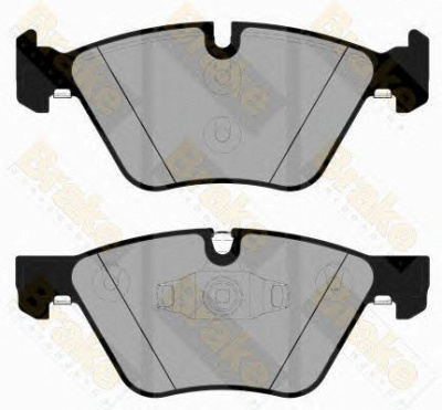 BRAKE ENGINEERING pa1828 -  Комплект тормозных колодок, дисковый тормоз
